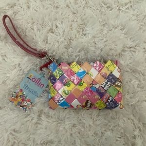 tootsie candy wrapper wristlet